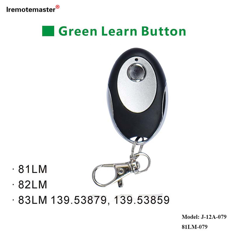 81LM 82LM 83LM အတွက် Green Learn Button 390MHz Gate Door Remote Replacement